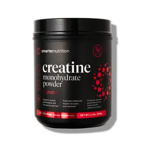 Smarter Nutrition Creatine Monohydrate Powder 150g, 5000mg Per Serving (5g) - Keto Friendly, Unflavored, Gluten-Free, Pre & Workout Recovery Support, Promotes Muscle Mass &. Endurance, Supports Strength Performance- 30 Servings