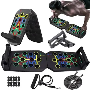 All-in-One Home Workout Board | Strengthen Core, Tone Upper Body & Boost Fitness Goals | Compact Foldable Exercise Equipment with Grips gym daily gift portable design exercise  equipment