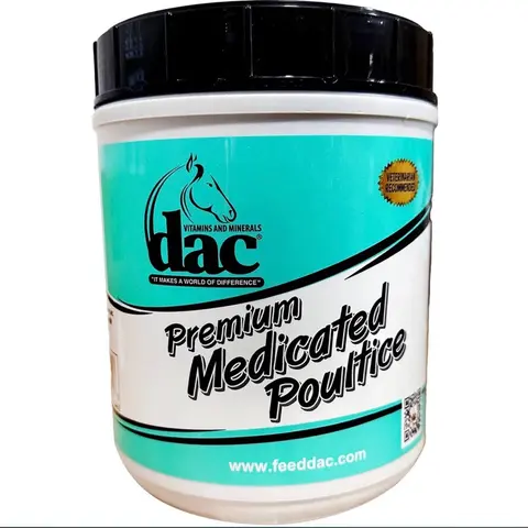 DAC Premium Medicated Poultice 5lb Container for Horses horse