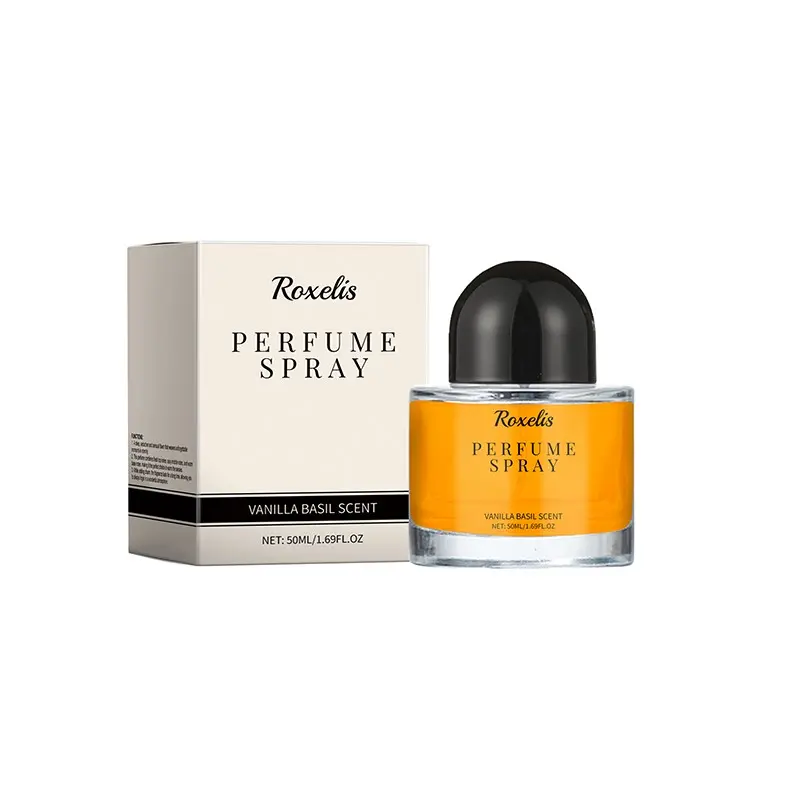 Vanilla Basil Perfume, Fine Fragrance, Unique Vanilla Scent, Long-Lasting Natural Fragrance, Subtle and Elegant, Single Item, No Flammable Liquids, Contains Neither Alcohol nor Aerosol, Fragrance Spray