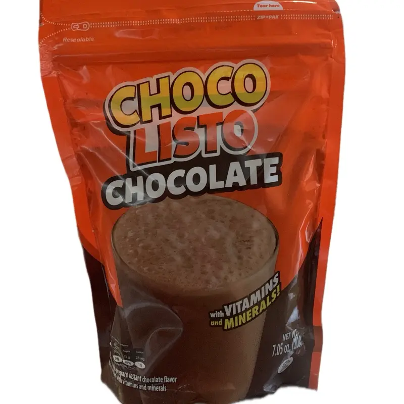 Choco Listo Delicioso Chocolate Original - 7.15 oz Dark Double Chocolate, Snack & Dessert with Vitamins and Minerals - Bonbon, Nata