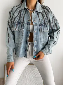 Jean Jacket With Sequins