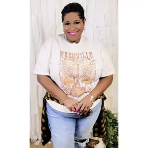 Retro Nashville Guitar T-Shirt