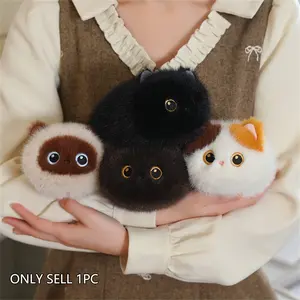 Stress Relief Cat Bun Plush Toy, Ideal Gift for Animal Lovers, Birthday, Valentine's Day, Mother's Day, Graduation, Wedding Gifts