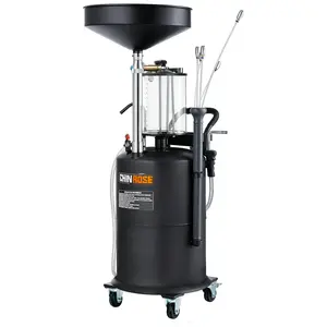Upgraded Pneumatic Waste Oil Drain Tank, Air Powered Oil Lift Extractor, Automotive Oil Change Drain Equipment