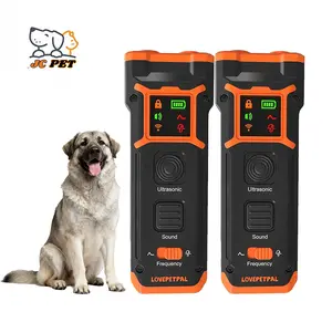 2025 Portable Ultrasonic Dog Barking Deterrent, Anti-Barking Device with ,LED Flashlight for Dogs, Rechargeable,Pet Training regalos  para  perros bark deterrent deters
