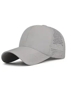 Unisex Full Mesh Baseball Cap - Quick Dry Breathable Adjustable Sports Hat for Summer Running & Outdoor Activities