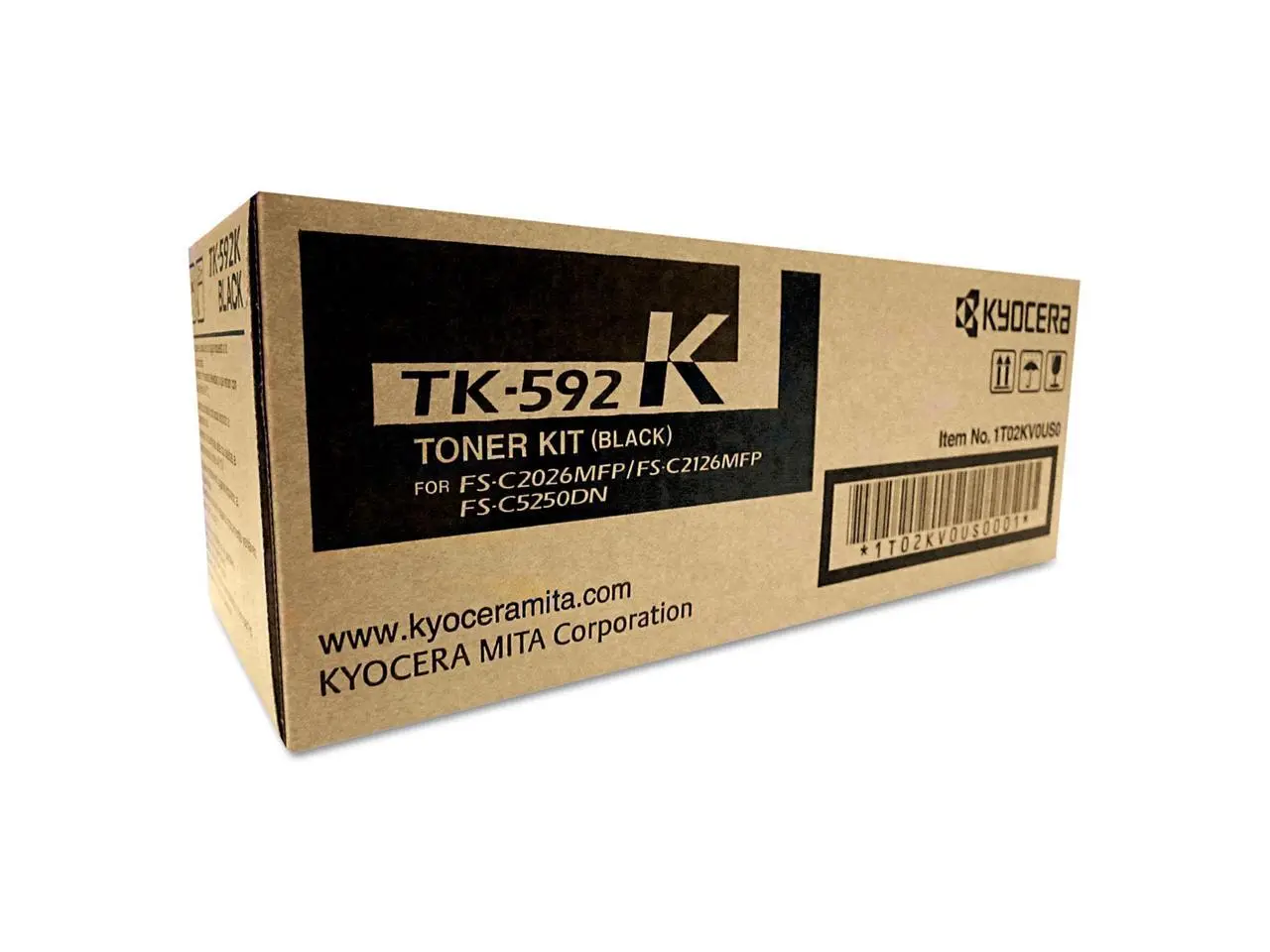 Kyocera Copystar TK592K Laser Toner Cartridge Black