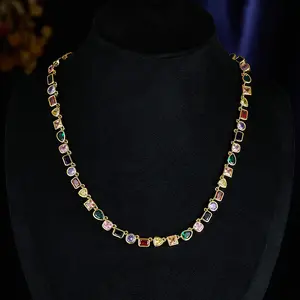 Irregular Geometric Necklace Women's Evening Party Necklace Gift for Her