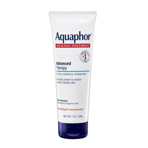 Aquaphor Healing Ointment Advanced Therapy Skin Protectant - 7 oz (198g) Tube, Fragrance-Free Body Care Cream, Dermatologist Recommended Hydrator for Dry, Cracked Skin
