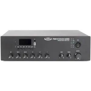 Pure Resonance Audio MA60BT 60W Commercial Mixer Amplifier with Bluetooth