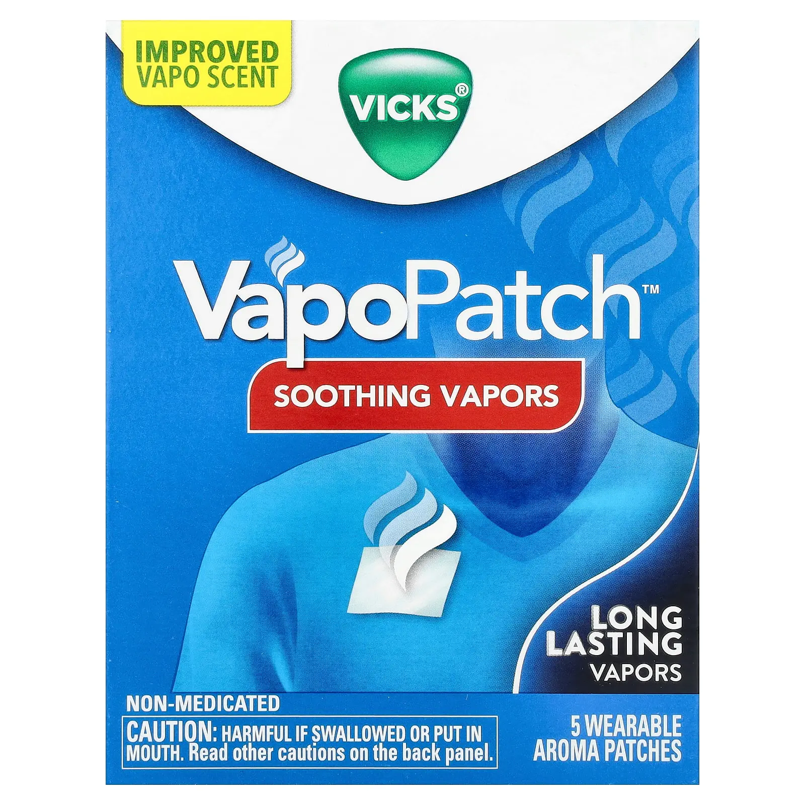 Vicks VapoPatch™, Soothing Vapors, 5 Wearable Aroma Patches | HSA/FSA Eligible
