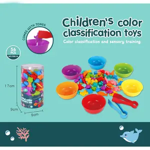 Baby Children's Rainbow Counting Early Education Cognitive Toys Math Toddler Game