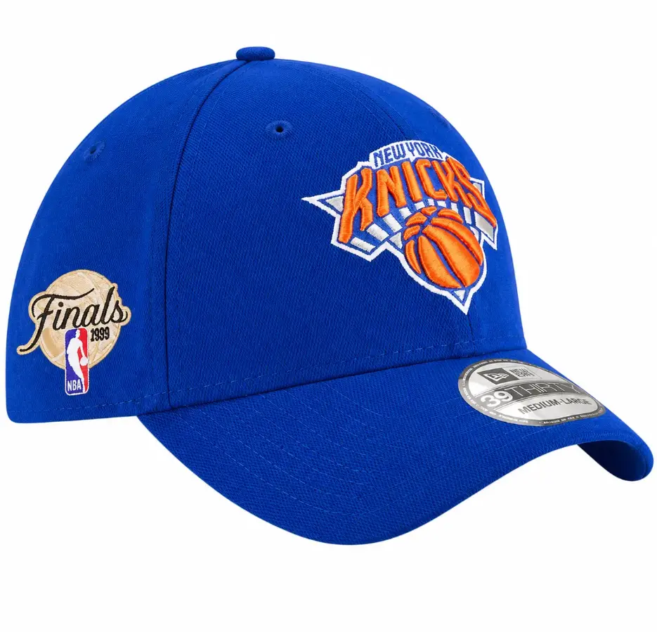 New York Knicks 39THIRTY Fitted Baseball Cap, NBA Finals Collection, Stretch-Fit Basketball Hat