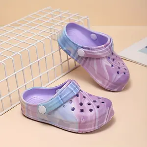 Trendy Cute Soft Sole Clogs For Girls, Lightweight Breathable Quick Drying Clogs For Indoor Outdoor Beach Pool