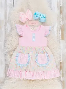 Sweet Meadow Pocket Ruffle Dress