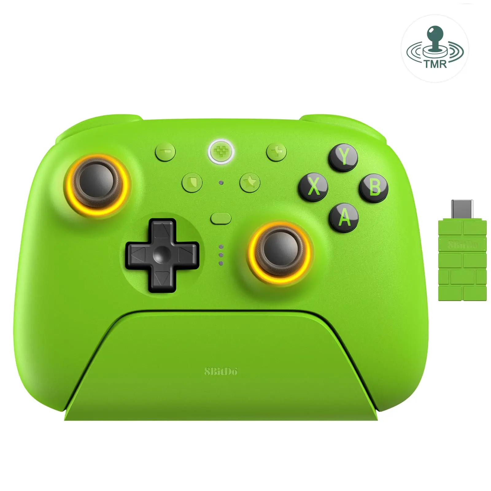 8bitdo Ultimate 2 Wireless Controller For Windows  Android Steam Deck Tmr Joysticks 1000hz Polling Rate Tactile/hall Triggers Motion Control Paddle Buttons & L4/r4 Bumpers Green