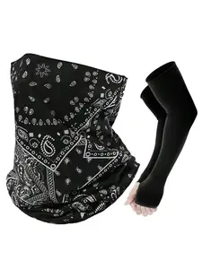 4pc Breathable Half Ski Mask, Windproof Ear Warmer Face Cover, Ski Balaclava, Winter Cold Weather Protection, Unisex Casual Style, All Seasons