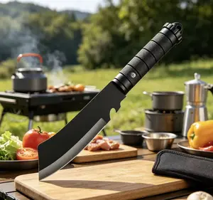 Camp kitchen game-changer! This heavy-duty prep knife handles bones, meats, fruits & veggies like a pro. Ideal for campsites, BBQs or home cooking, with a sharp blade, comfy grip & secure sheath—your new must-have