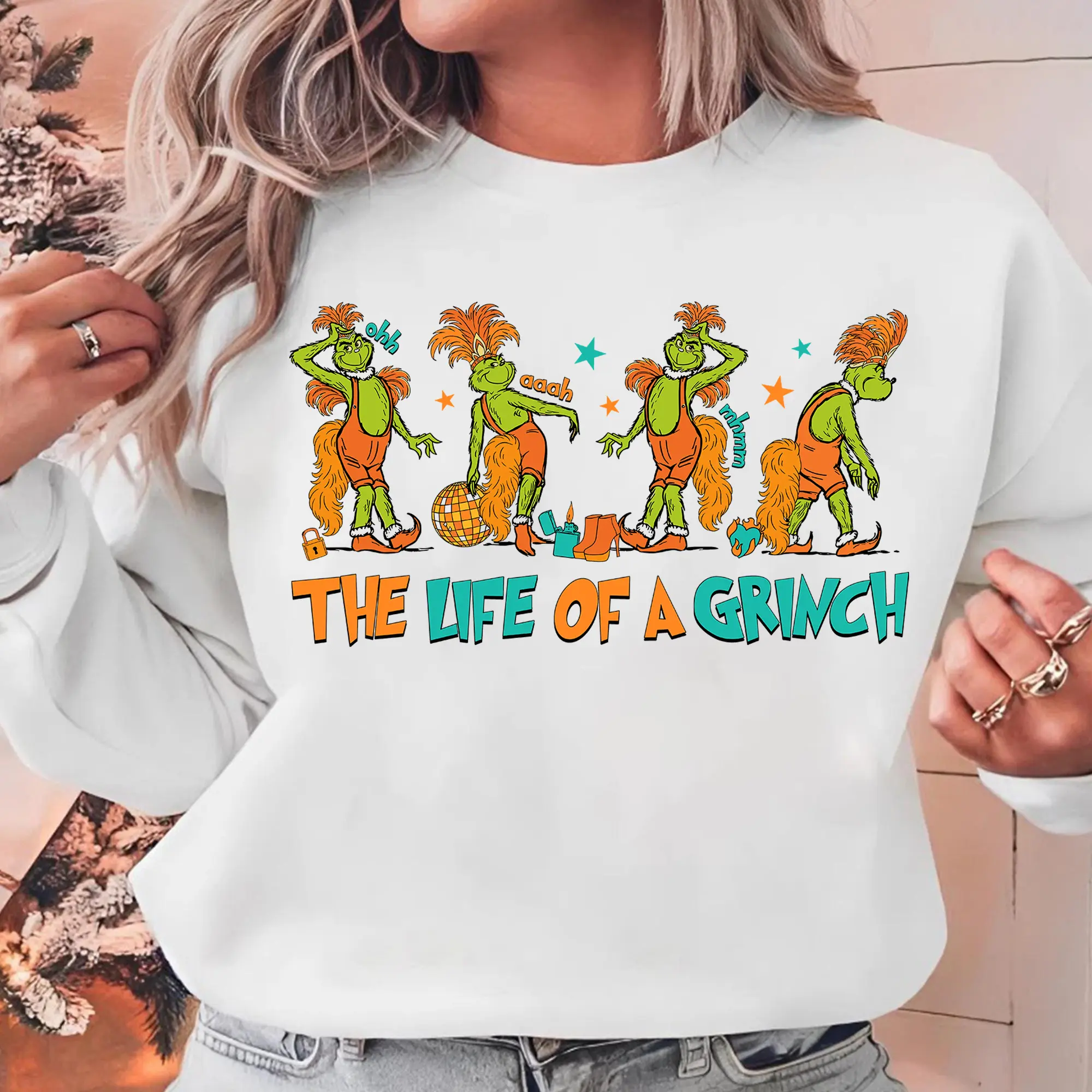 Funny Christmas The Life of Green man Christmas Sweatshirt Tshirt Hoodie