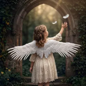 Feather wings and back accessories for children and adults, super fairy angel wings, photo and performance props, Halloween, Children's Day, stage performances, runway shows, costume parties