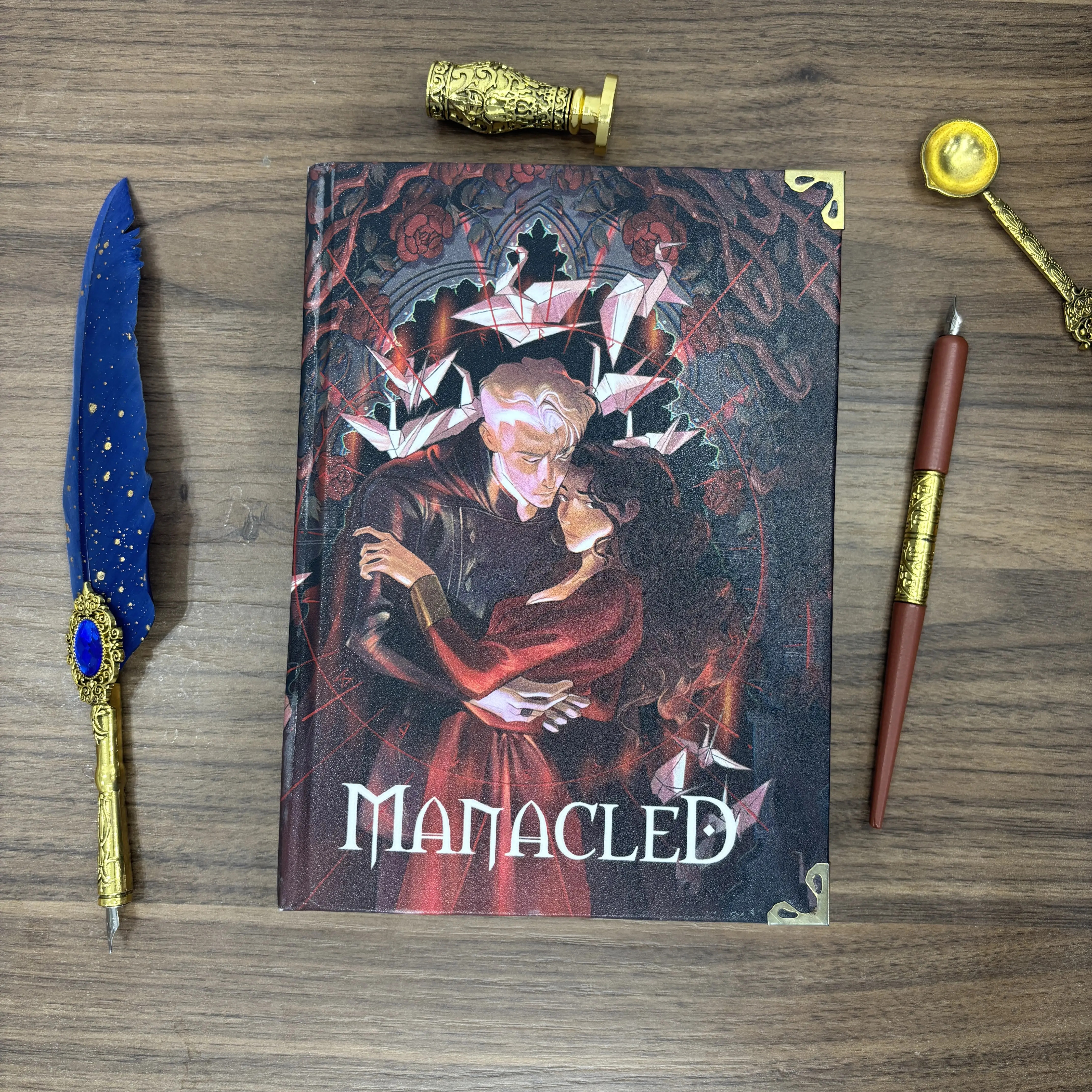 Manacled Special Edition 3in1 Hardcover Book with Free Bookmark, Dramione-Inspired Fanfiction Collector’s Gift