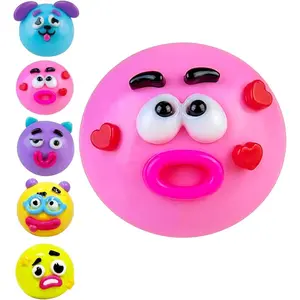 NEW Dog Face Squishy Cutie Toy – Cute Easy Squeezy Funny Face Stress Balls | Soft Slow Rise Squishy Toy, Stress Relief Desk Accessory for Adults & Teens