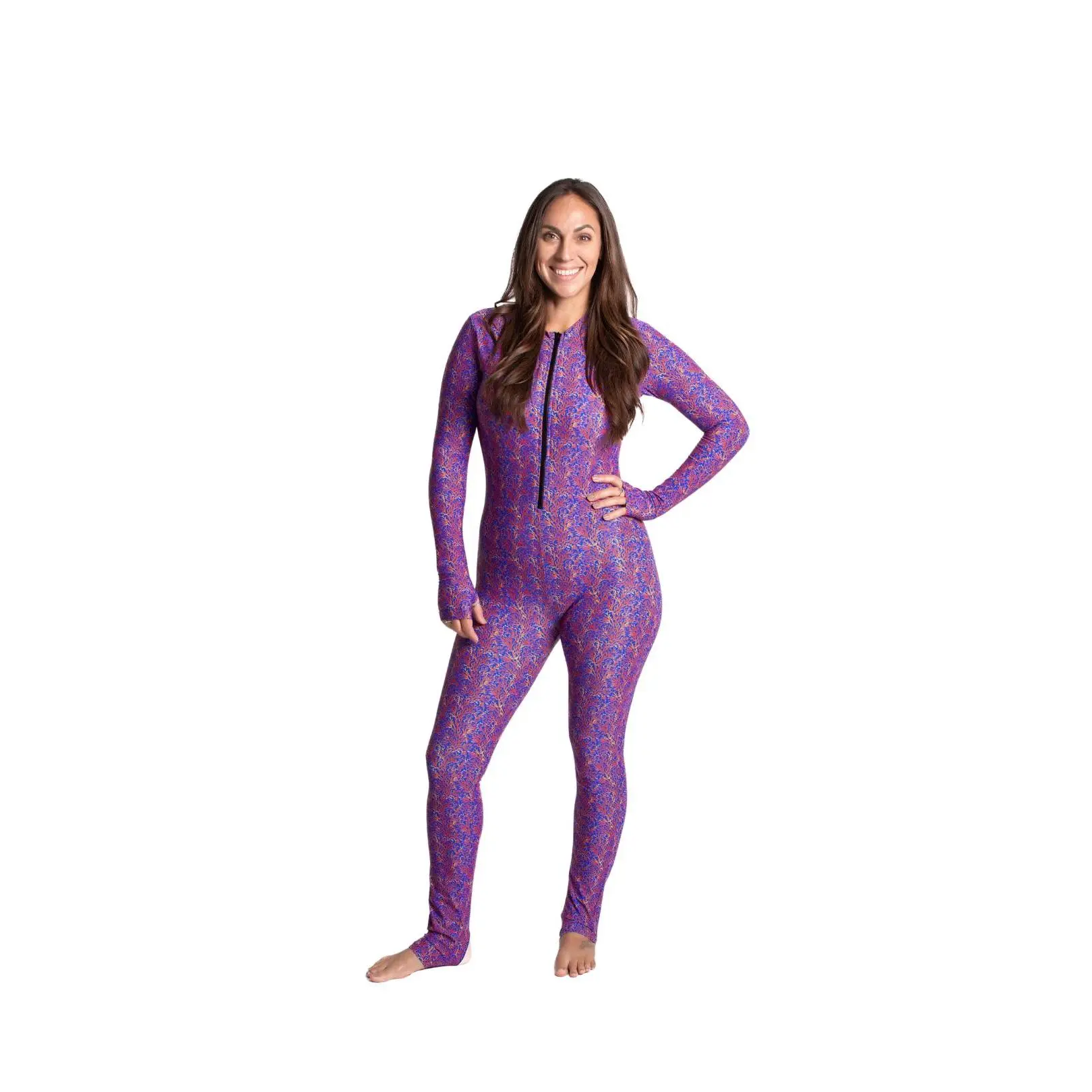 Red Fan Coral Dive Suit