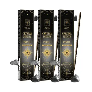 Pyrite Crystal Scents Smudge Kit - 3 Pack