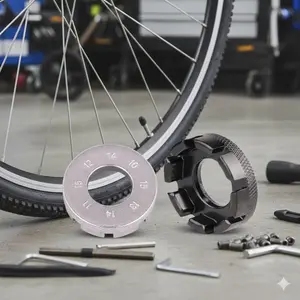 Professional Spoke Wrench Kit: High-Precision Wheel Truing Tool for Mountain & Road Bikes, Multi-Size Spoke Nipple Adapter, Emergency Repair Set, Wheel Rim Adjustment Toolkit