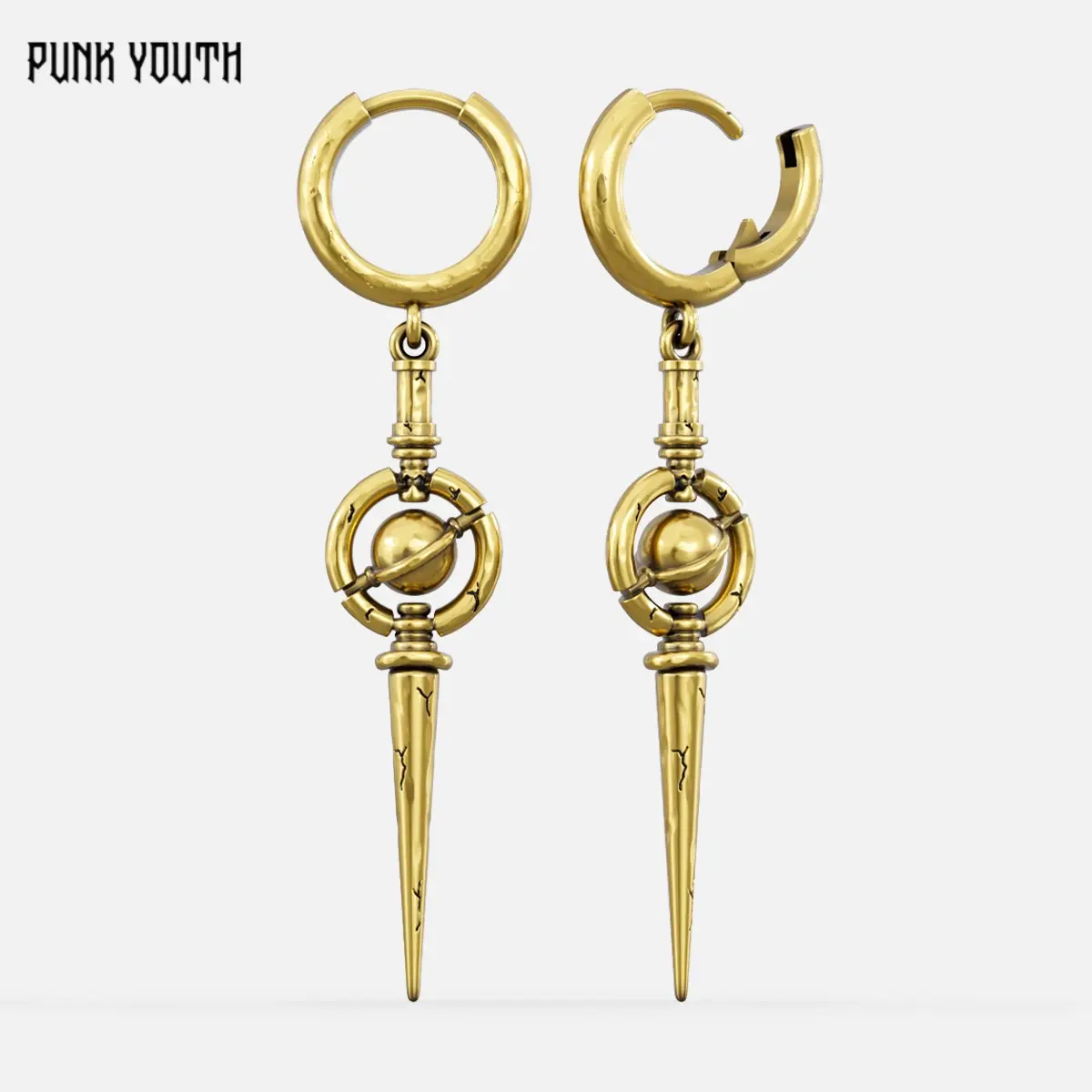 925 Sterling Silver Post CELESTIAL ORBIT EARRINGS