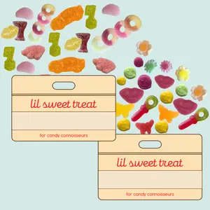 sweet + sour ULTIMATE gummy candy sampler by lil sweet treat