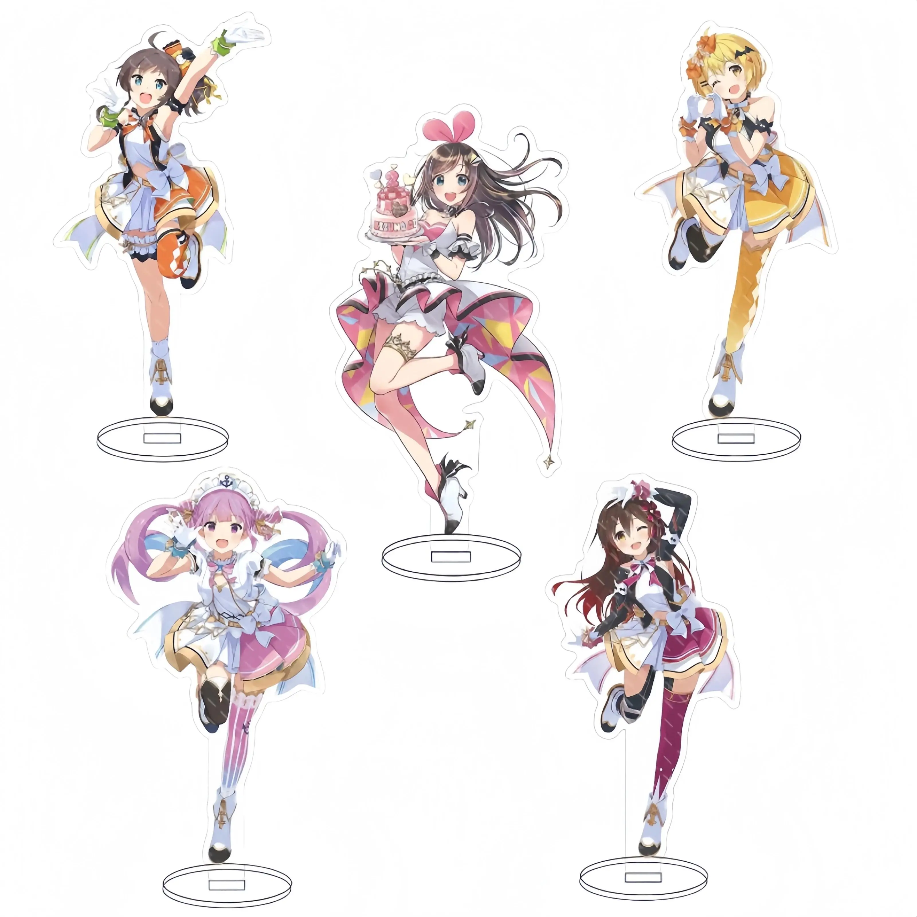 Hololive Production Tokino Sora Acrylic Desk Figurine - Collectible, Anime-Inspired, Acrylic Character Figurines, Accessories Bag Jewelry Stand, Cute Gift for Friends, Collectible Figurines