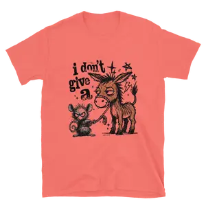 I Don't Give a Rats Ass ~ Unisex Short Sleeve T-Shirt Printed in the USA