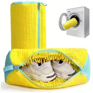 Durable Zipper Washing Machine Shoe Bag – Removable Shoe Storage for Laundry, Home Organizer & Laundry Room Accessories