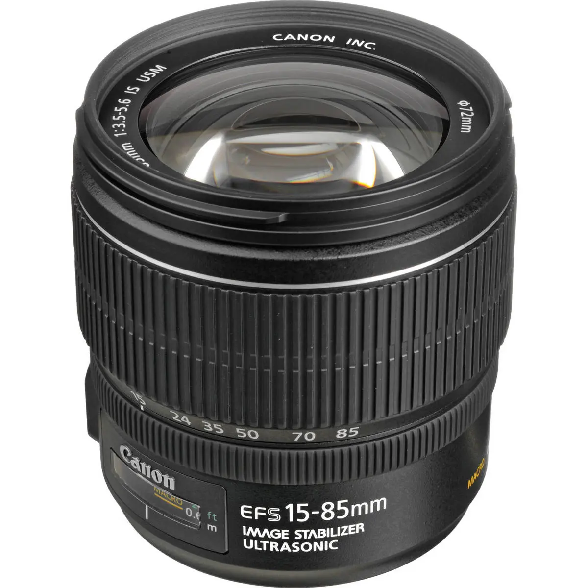 Canon EF-S 15-85mm f/3.5-5.6 IS USM Lens, 4-Stop Is, Aps-C Sensor