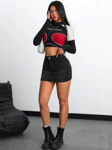 Women's Denim Jeans Skirt Pants, Elegant Short Shorts, Solid Pattern, Slim-Fitting, Loose-Fitting, All Seasons, Fashionable Women's Clothing