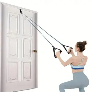 Door Anchor Resistance Band, 2 Counts/set Multifunctional Door Anchor Resistance Band, Detachable Arm Strength Trainer, Exercise Expansion Chest Trainer, Home Workout Equipment, Fitness Equipment for Home Gym