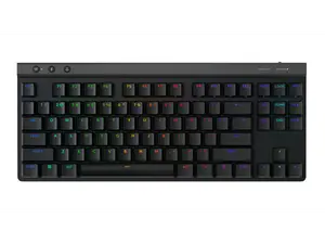 Logitech G515 LIGHTSPEED TKL Low Profile Wireless Gaming Keyboard - GL Red Linear Switches, LIGHTSYNC RGB, Thin Tenkeyless Design, PBT Keycaps - Black