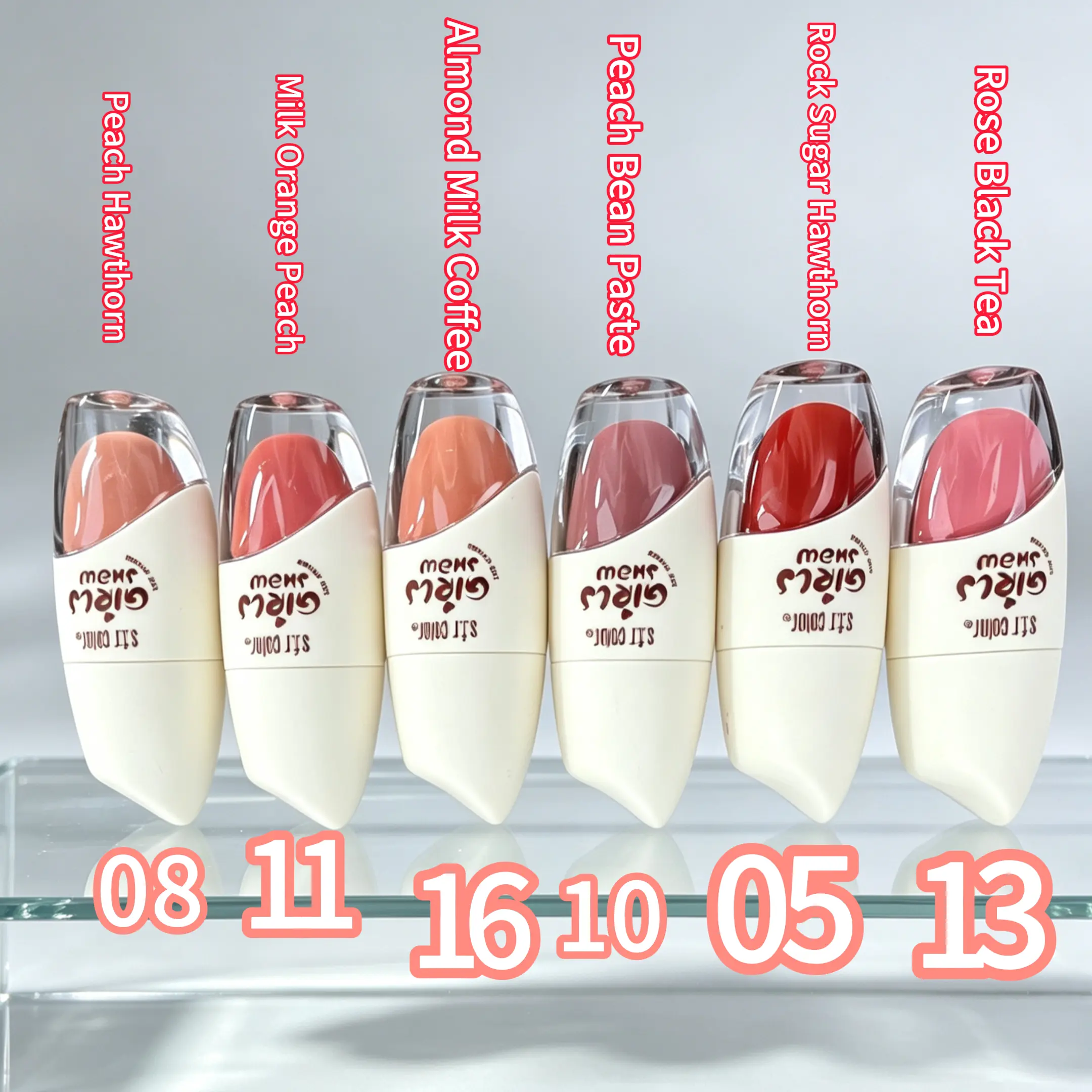 Matte lip tint set, 6-piece long-lasting waterproof nude series—won’t fade or come off; suitable for commuting, parties, everyday makeup, and budget student looks.