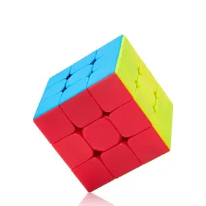 Macaron Color 3x3 Magic Cube Puzzle Toy, Fun Stress Relief Gift for Christmas Halloween Friday, Unique Brain Teaser Challenge Cube Puzzle Box