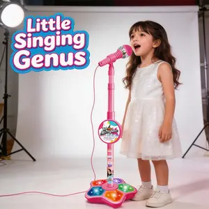 TikTok Made Me Buy It! Kids Karaoke Microphone with Lights  MontessoriToys KidsKaraoke ToddlerToys BirthdayGiftForGirls KidsMusicToy