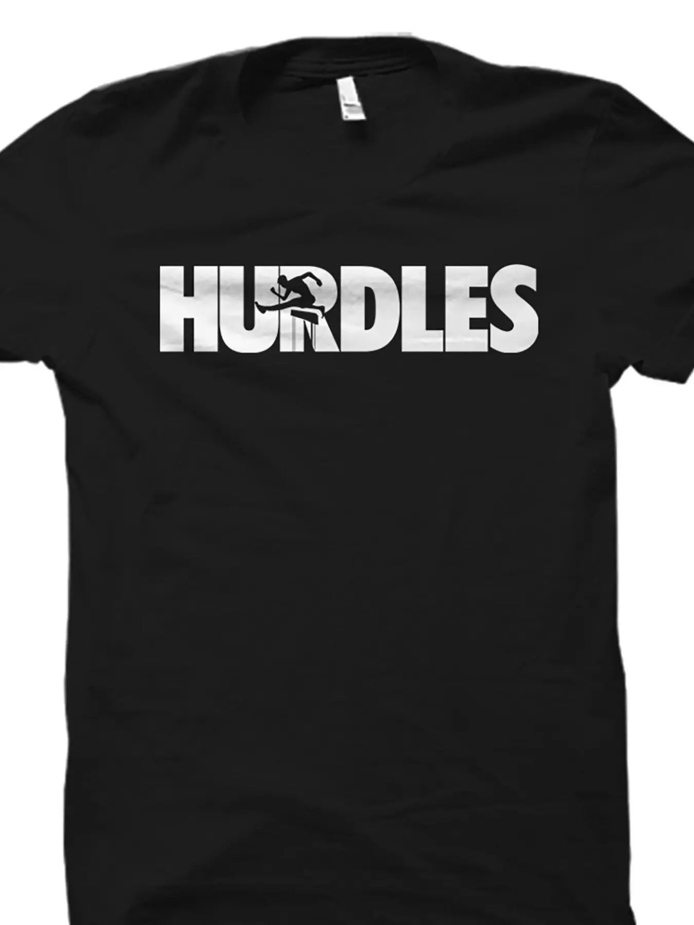 Men's 3X Hurdles Athletic Track  Field T-Shirt - H unisex soft cotton short sleeve t shirt, vintage graphic casual tee for men women teens, perfect birthday holiday gift for camping travel gym daily street  wear