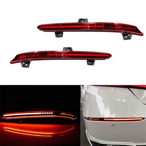 Red LED Tail Brake Lights w/ Sequential Signal Lamps Kit For Honda Accord 2018 2019 2020 2021 Replace OEM 51192339041