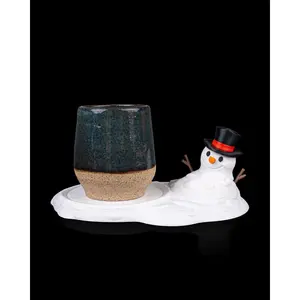 Meltproof Snowman Coaster – Christmas Mug Holder