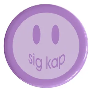 Sigma Kappa Smile Sorority Button