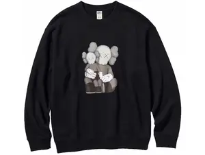KAWS x Uniqlo Longsleeve Sweatshirt (US Sizing) Black