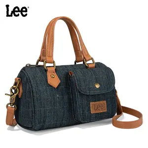 Montana West x Lee Top Handle Satchel Bags for Women Denim Designer Purses and Handbags Fashion Crossbody Bag