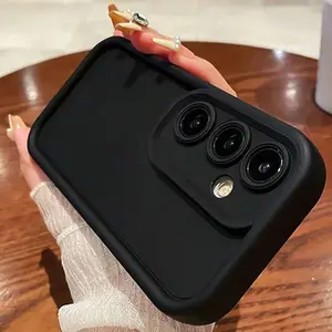 Phone Cases :Liquid Silicone Case For Samsung A55 5G A25 A15 A53 A33 A52S A13 Coque For Samsung A54 A34 A24 A14 Bumper Soft Phone Cover Suitable for a variety of iPhone models, from iPhone 17 series to iPhone 11 series, and iPhone x series, Tpu