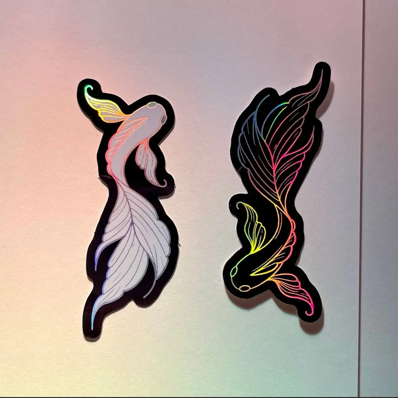 Custom Holographic Gojo/Geto Sticker